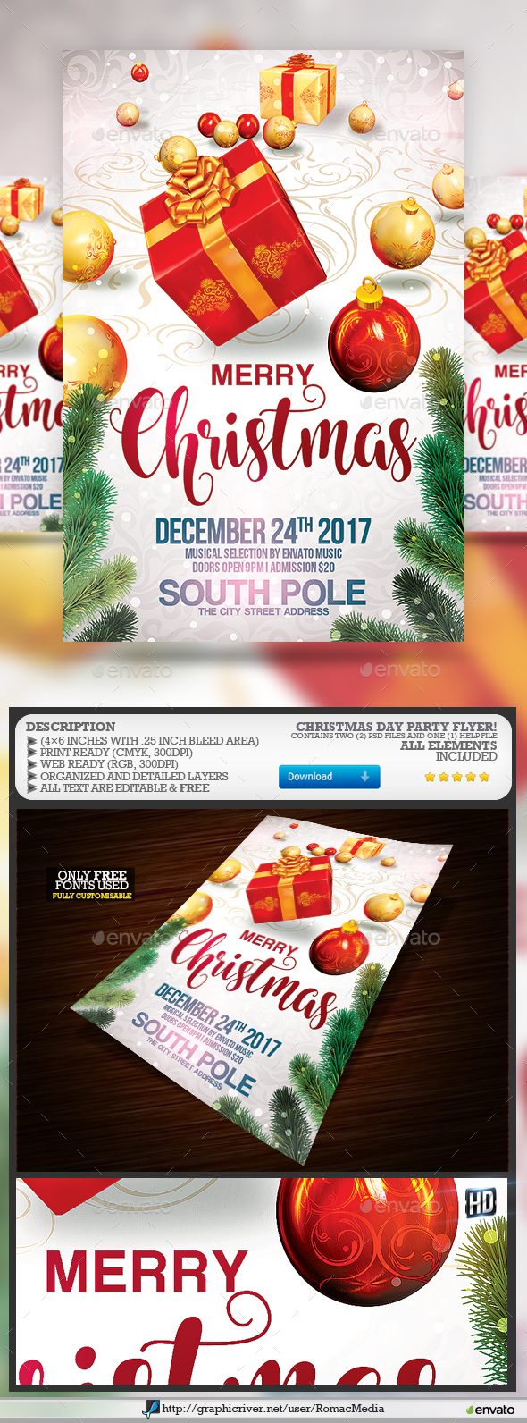 Christmas Flyer - Clubs & Parties Events