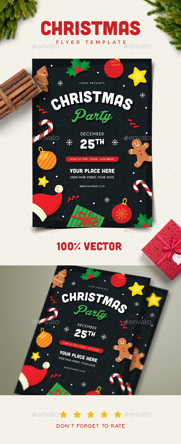 GraphicRiver Christmas Party Flyer 20941305 GraphicRiver Christmas Party Flyer 20941305