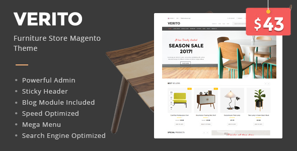Verito - Furniture Store Magento Theme - Shopping Magento