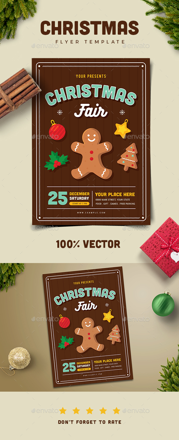 GraphicRiver Christmas Fair Flyer 20941325 GraphicRiver Christmas Fair Flyer 20941325