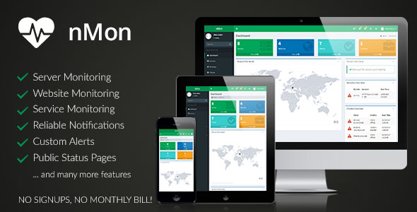 nMon - Website, Service & Server Monitoring nulled free download