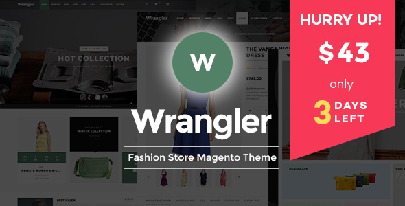Wrangler - Fashion Store Responsive Magento Theme - Shopping Magento