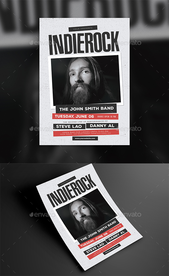 GraphicRiver Indie Rock Event Flyer 20941694 GraphicRiver Indie Rock Event Flyer 20941694