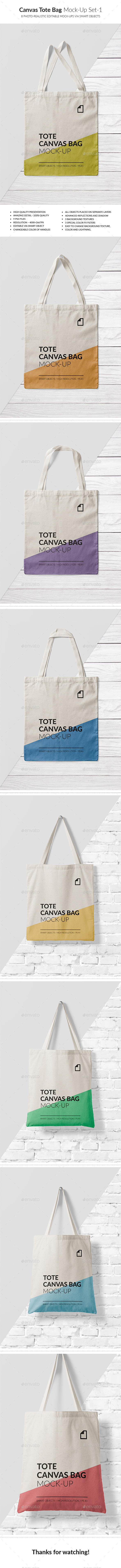 GraphicRiver Canvas Tote Bag Mock-Up Vol.2 20942305 GraphicRiver Canvas Tote Bag Mock-Up Vol.2 20942305