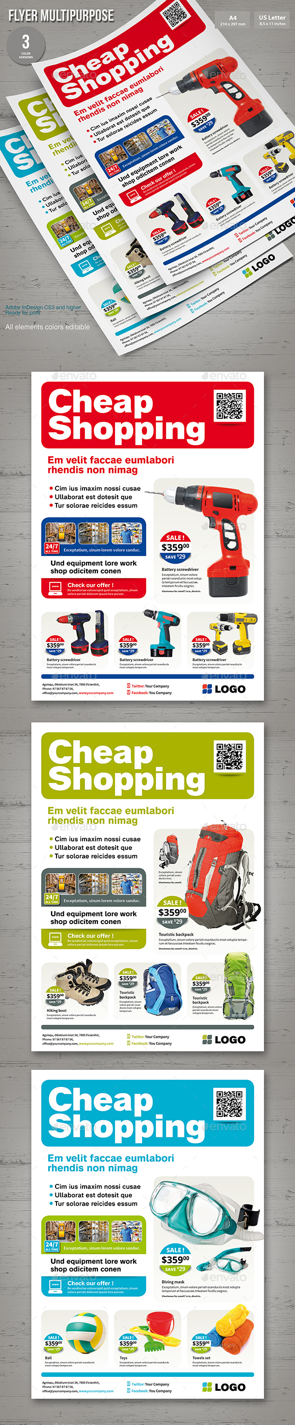 Flyer Multipurpose - Commerce Flyers