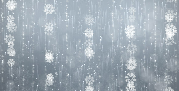 Gray Abstract Snowflakes Background