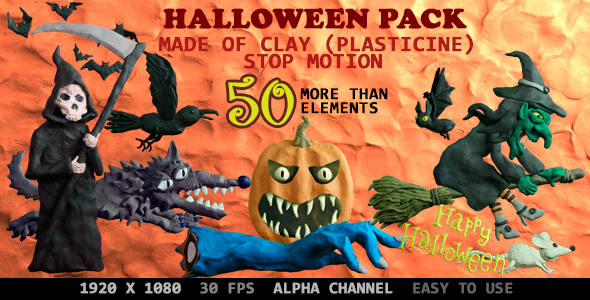 Clay Halloween Pack alt