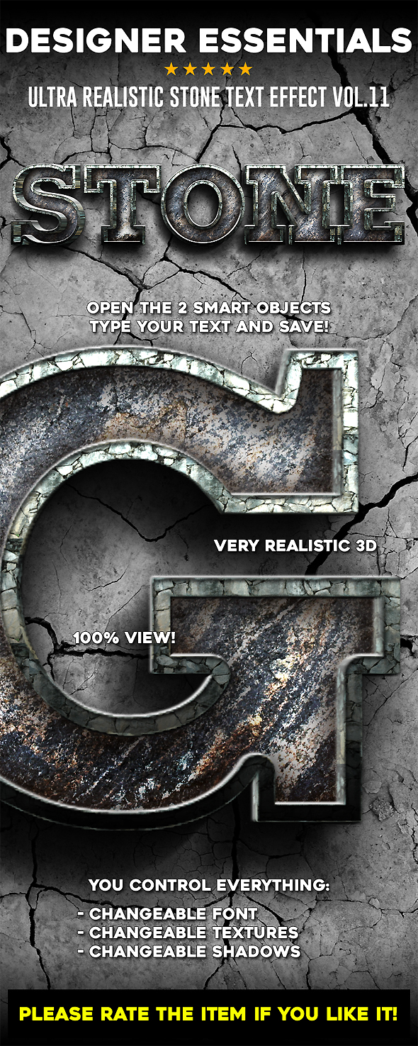 GraphicRiver Designer Essentials Ultra Realistic Stone Text Effect Vol.11 20944145 GraphicRiver Designer Essentials Ultra Realistic Stone Text Effect Vol.11 20944145
