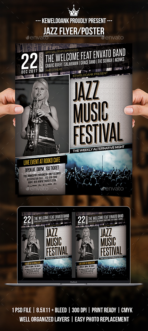 GraphicRiver Jazz Flyer Poster 20944273 GraphicRiver Jazz Flyer Poster 20944273