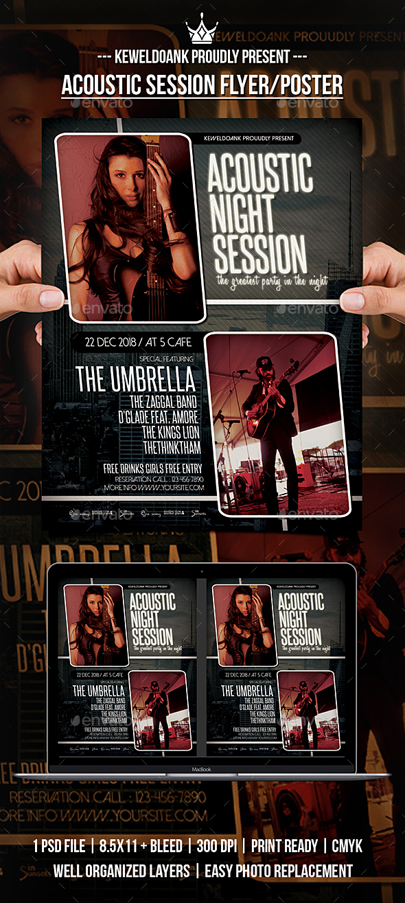GraphicRiver Acoustic Session Flyer Poster 20944751 GraphicRiver Acoustic Session Flyer Poster 20944751