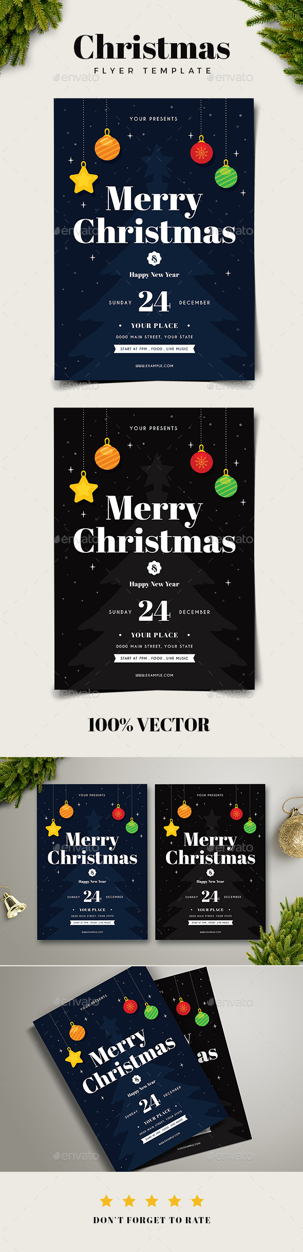 GraphicRiver Christmas Flyer 20944888 GraphicRiver Christmas Flyer 20944888