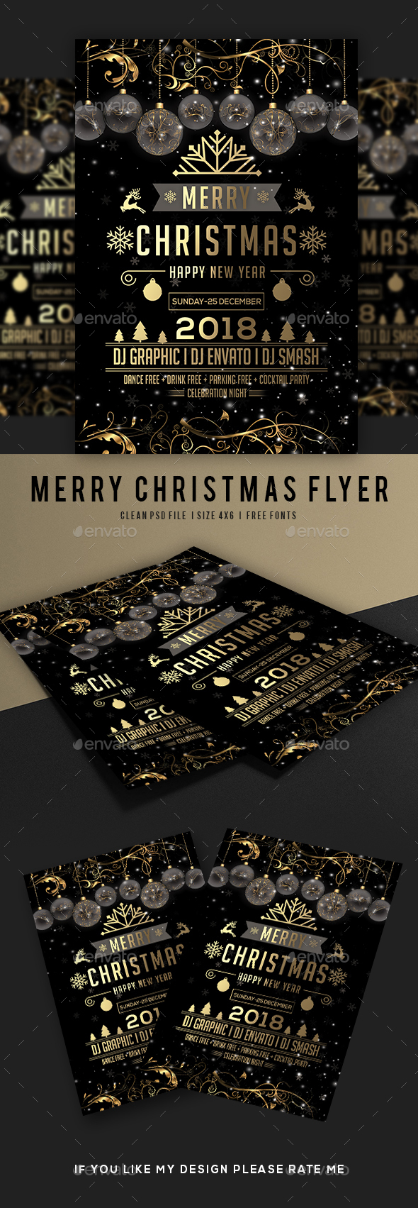 GraphicRiver Merry Christmas Flyer Template 20944899 GraphicRiver Merry Christmas Flyer Template 20944899