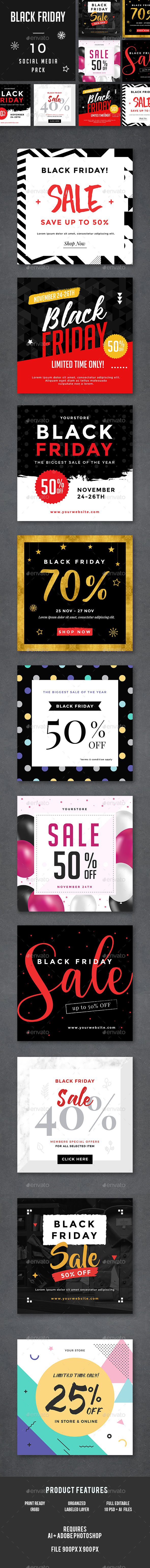 GraphicRiver Black Friday Banners 20945621 GraphicRiver Black Friday Banners 20945621