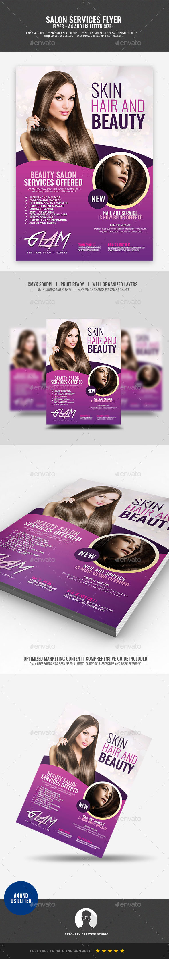 GraphicRiver Makeup and Beauty Flyer 20947054 GraphicRiver Makeup and Beauty Flyer 20947054