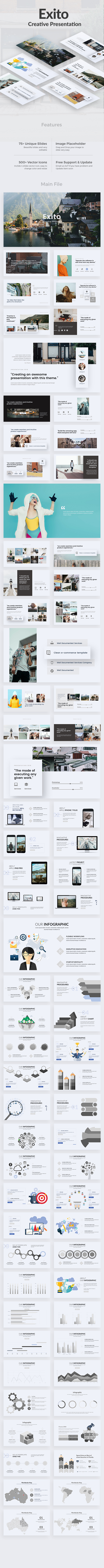 Exito Creative Powerpoint Template - Creative PowerPoint Templates