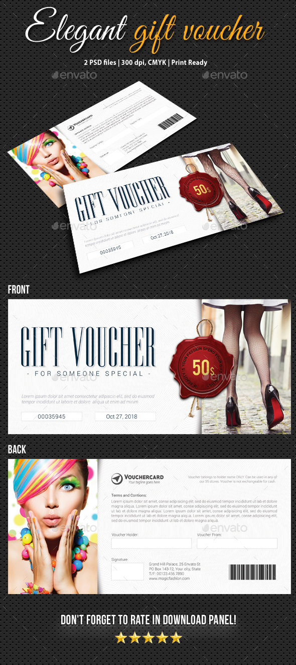 GraphicRiver Elegant Gift Voucher V07 20947566 GraphicRiver Elegant Gift Voucher V07 20947566