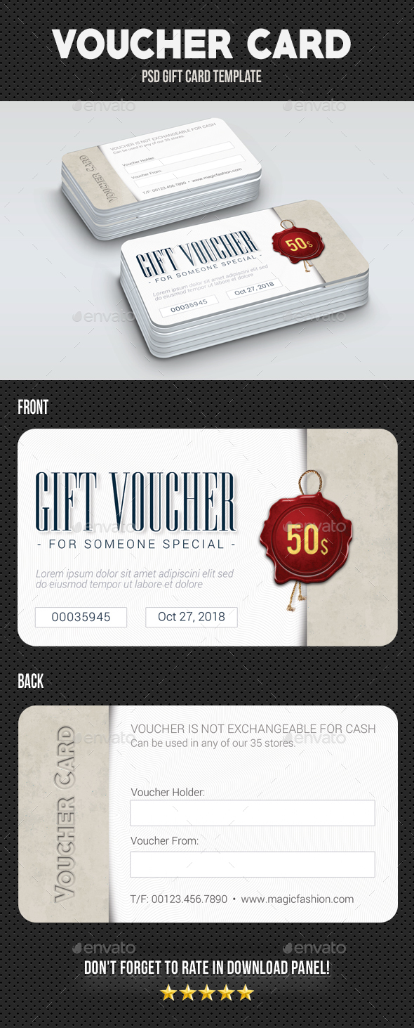 GraphicRiver Voucher Card 06 20947886 GraphicRiver Voucher Card 06 20947886