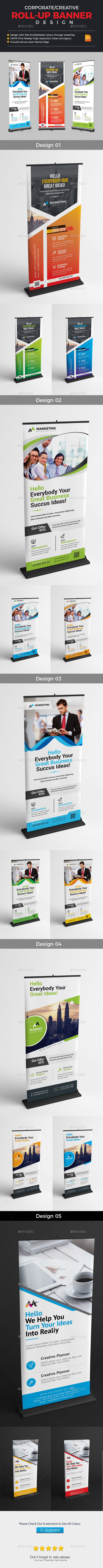 GraphicRiver Roll-up Banner 20947973 GraphicRiver Roll-up Banner 20947973