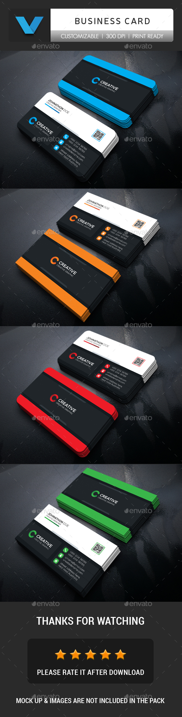 GraphicRiver Creative Business Card 20948074 GraphicRiver Creative Business Card 20948074