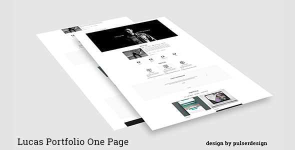 Lucas Portfolio-Onepage PSD - ThemeForest 20869293