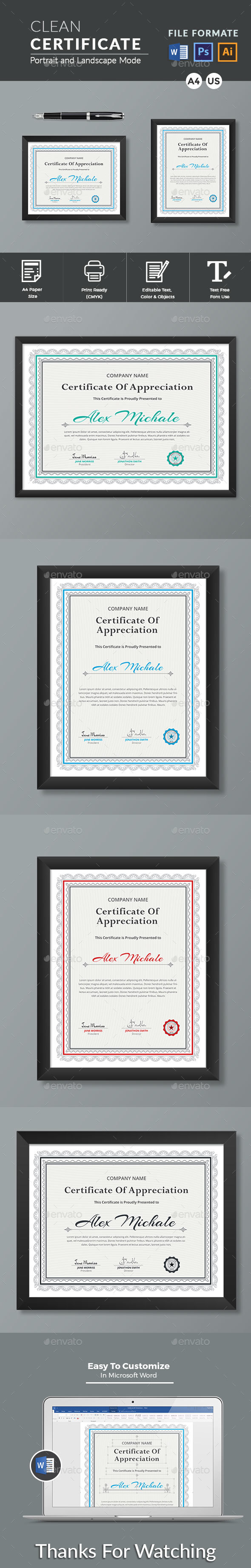 Certificate - Certificates Stationery