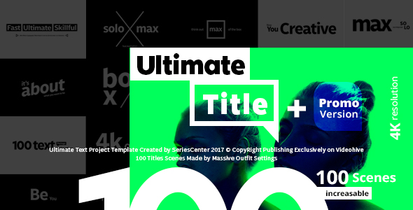 Videohive - Ultimate Text 