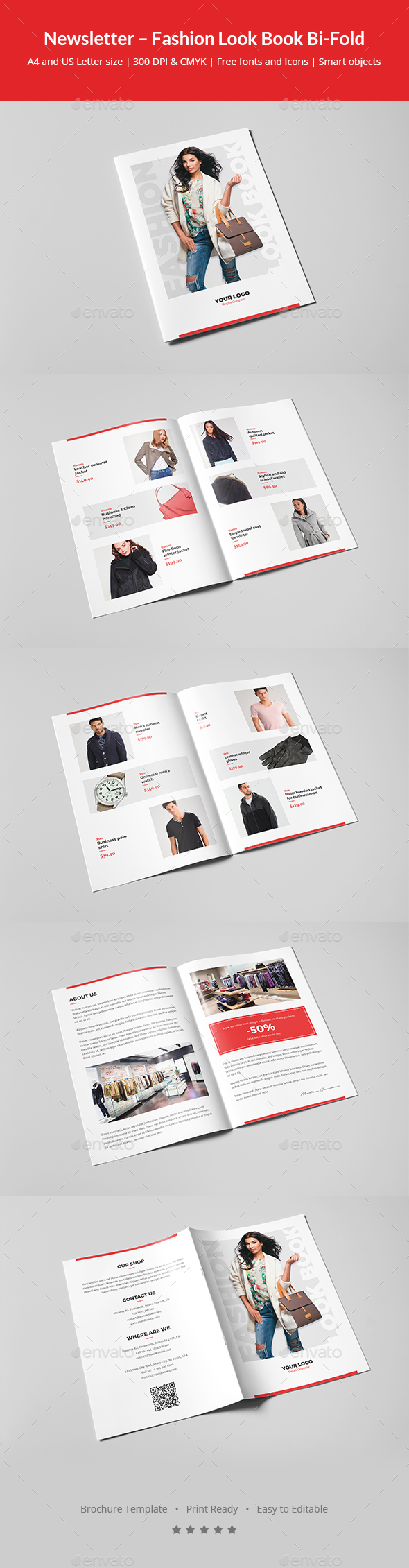 GraphicRiver Newsletter Fashion Look Book Bi-Fold 20949805 GraphicRiver Newsletter Fashion Look Book Bi-Fold 20949805