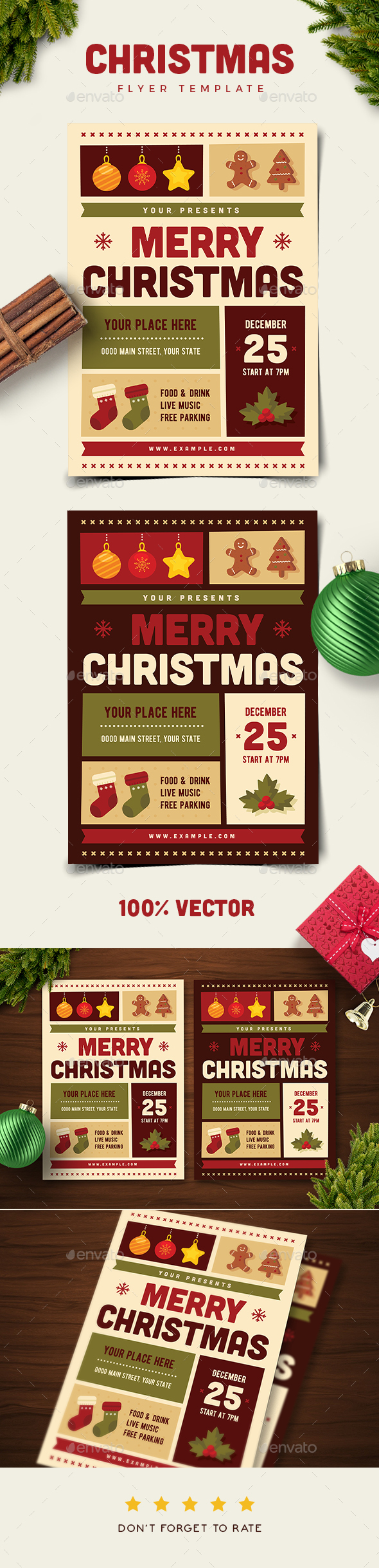 GraphicRiver Christmas Flyer 20934501 GraphicRiver Christmas Flyer 20934501