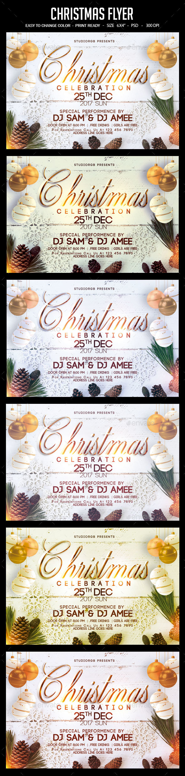 GraphicRiver Christmas Flyer 20950254 GraphicRiver Christmas Flyer 20950254