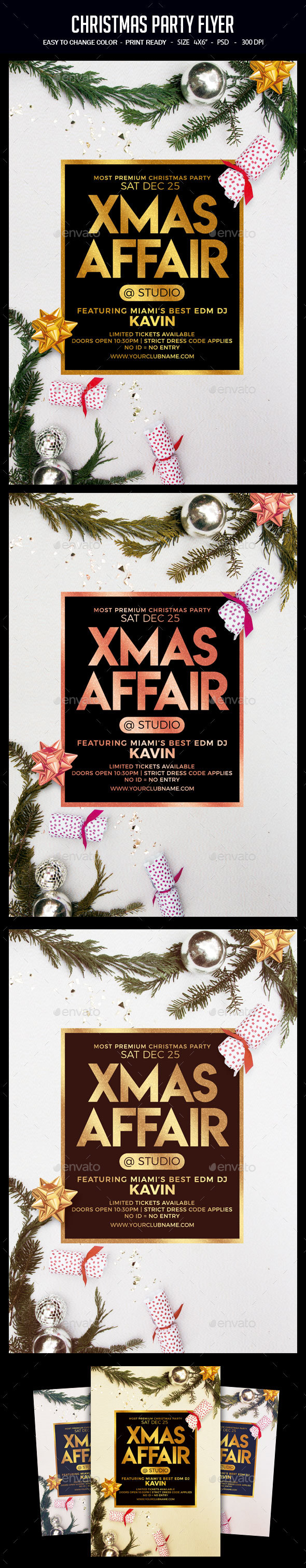 GraphicRiver Christmas Party Flyer 20950270 GraphicRiver Christmas Party Flyer 20950270