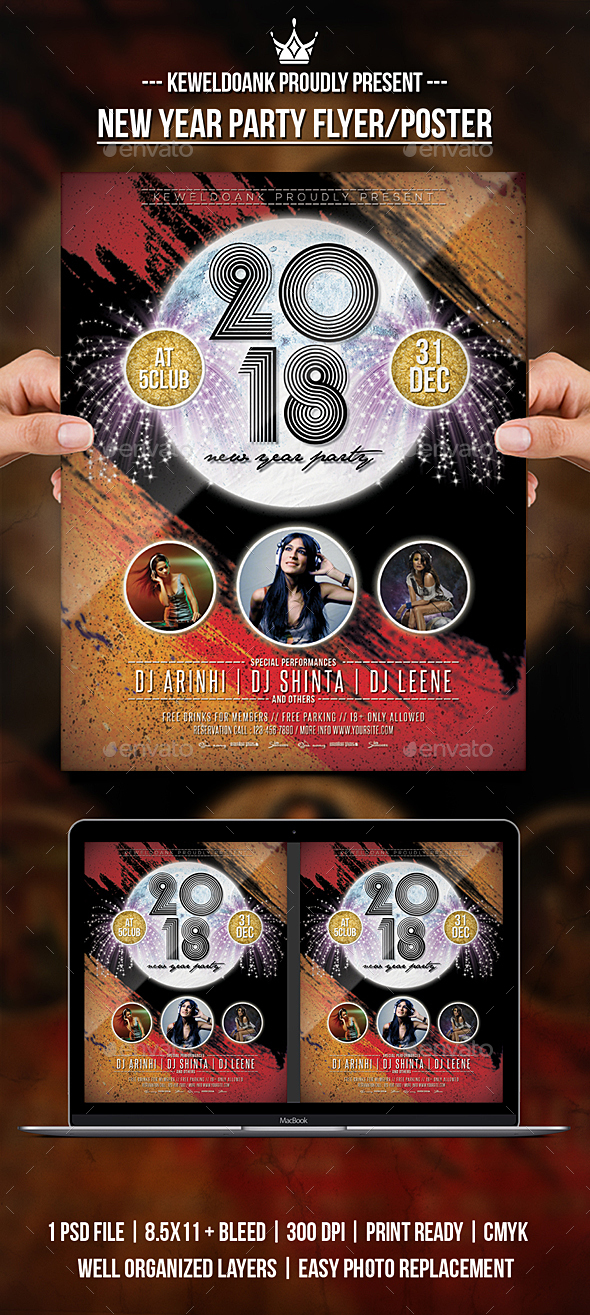 GraphicRiver New Year Party Flyer Poater 20950348 GraphicRiver New Year Party Flyer Poater 20950348