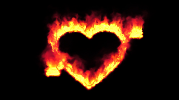 Burning Heart, Motion Graphics | VideoHive