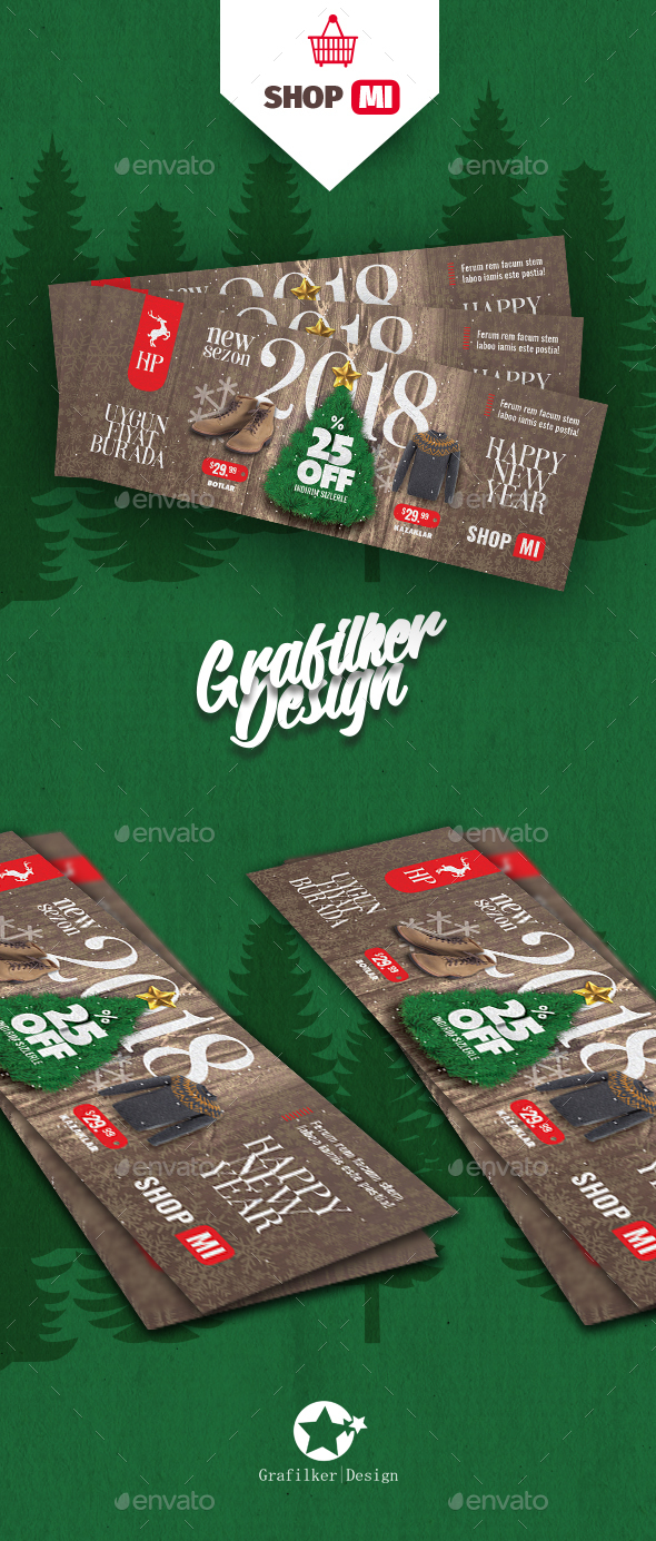 GraphicRiver Christmas Sale Cover Templates 20951013 GraphicRiver Christmas Sale Cover Templates 20951013