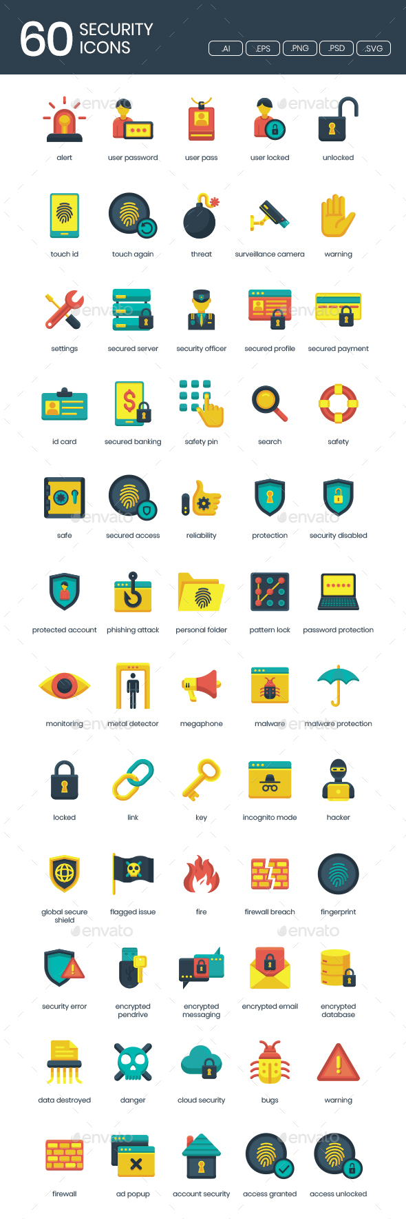 GraphicRiver IT Security Icons 20951177 GraphicRiver IT Security Icons 20951177