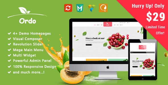 Ordo - Organic Responsive WooCommerce WordPress Theme - WooCommerce eCommerce