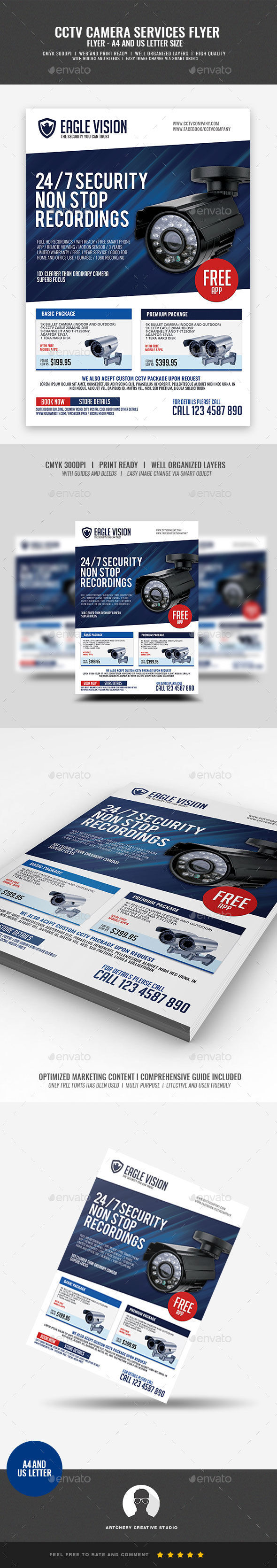 GraphicRiver CCTV Surveillance Camera Shop Flyer 20936907 GraphicRiver CCTV Surveillance Camera Shop Flyer 20936907