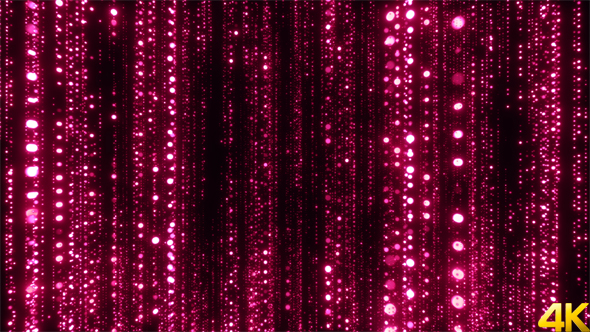 Cinematic Pink Particles Glittering alt