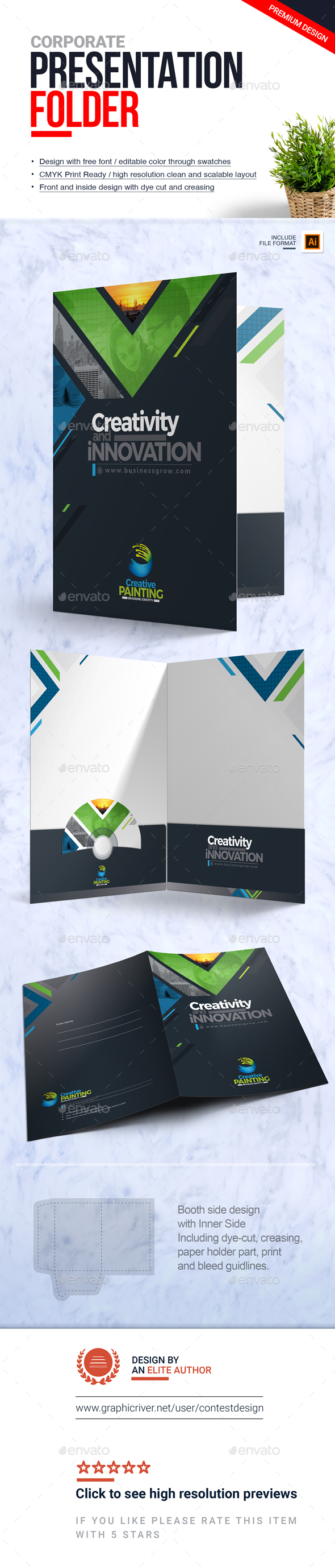 GraphicRiver Presentation Folder File-Paper-Document Holder Design Template 20952741 GraphicRiver Presentation Folder File-Paper-Document Holder Design Template 20952741