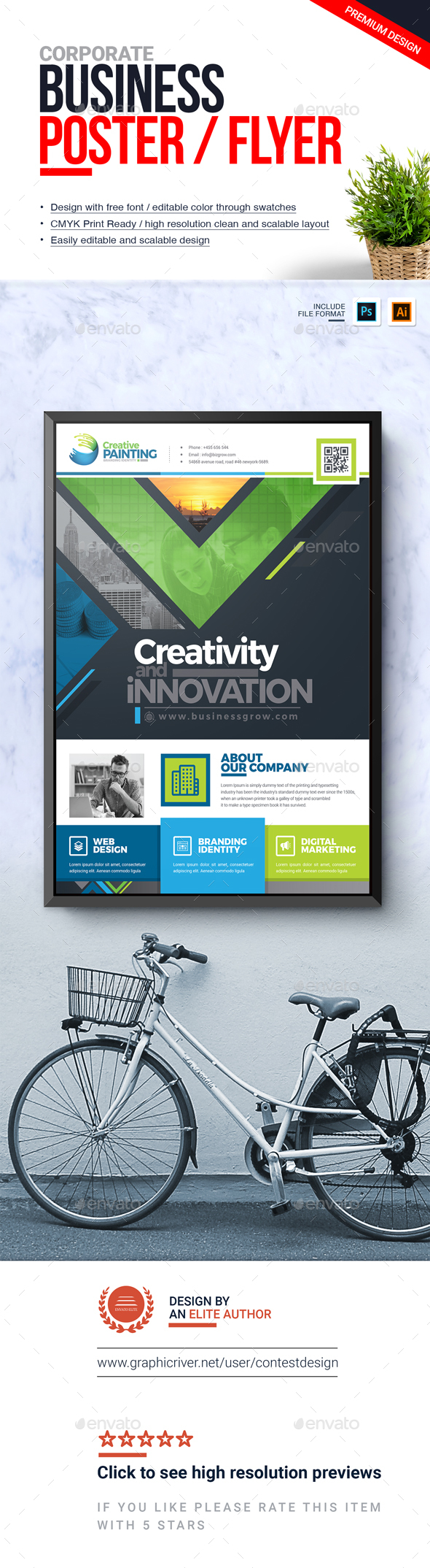 GraphicRiver Corporate Business Flyer Poster Advertising Design Template 20952782 GraphicRiver Corporate Business Flyer Poster Advertising Design Template 20952782