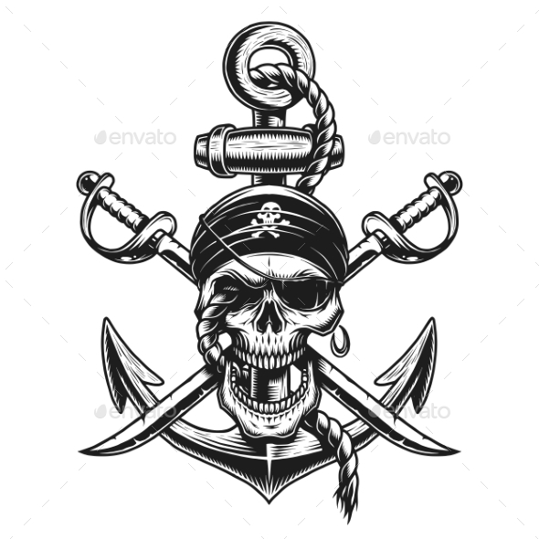 pirate cutlass tattoo