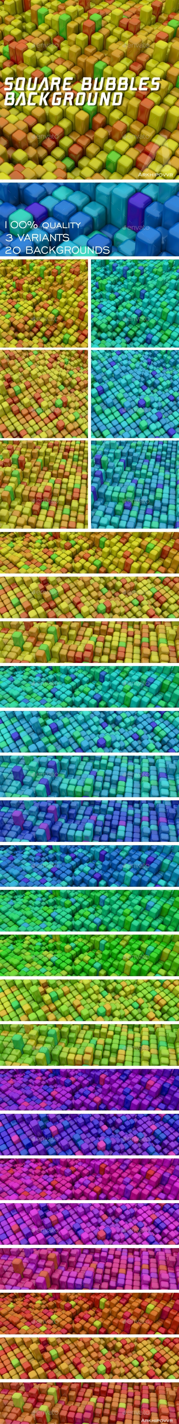 Square Bubbles Backgrounds - Backgrounds Graphics
