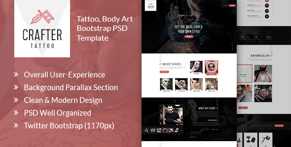 Crafter Tattoo - ThemeForest 20873435