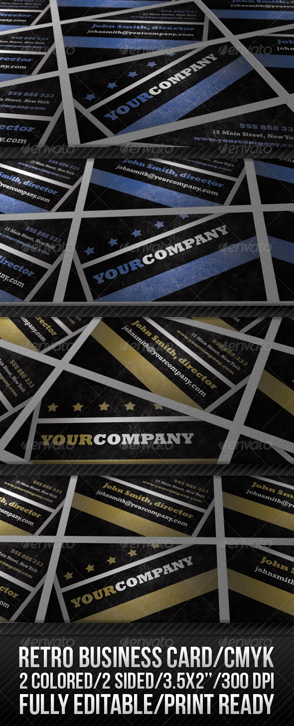 RETRO BUSINESS CARD - Retro/Vintage Business Cards