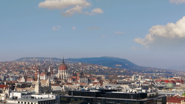 Aerial View of Budapest. Hungary alt