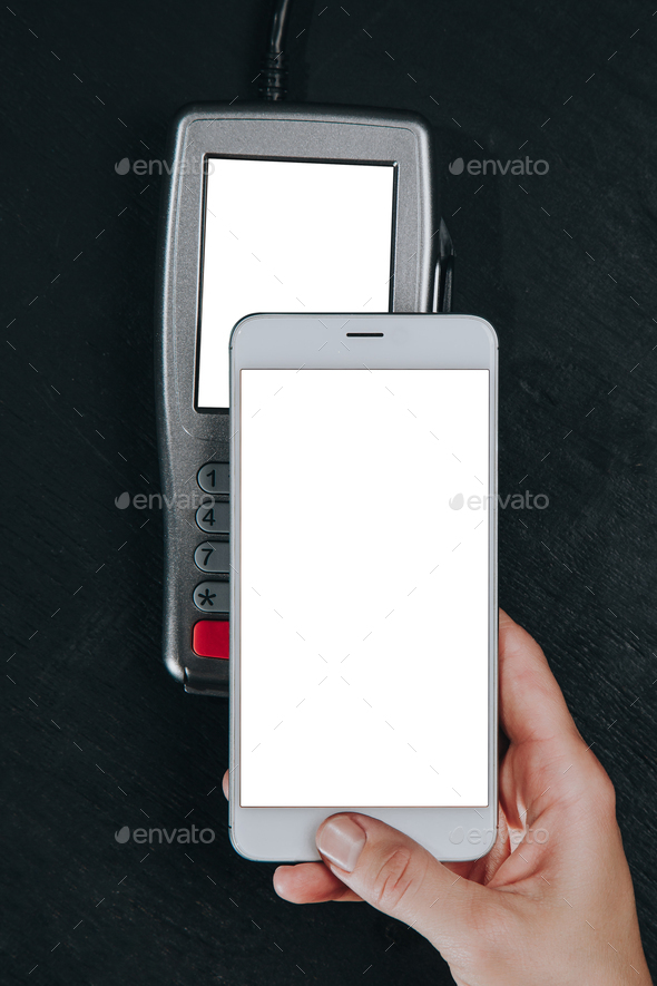 Contactless smartphone payment. - Stock Photo - Images