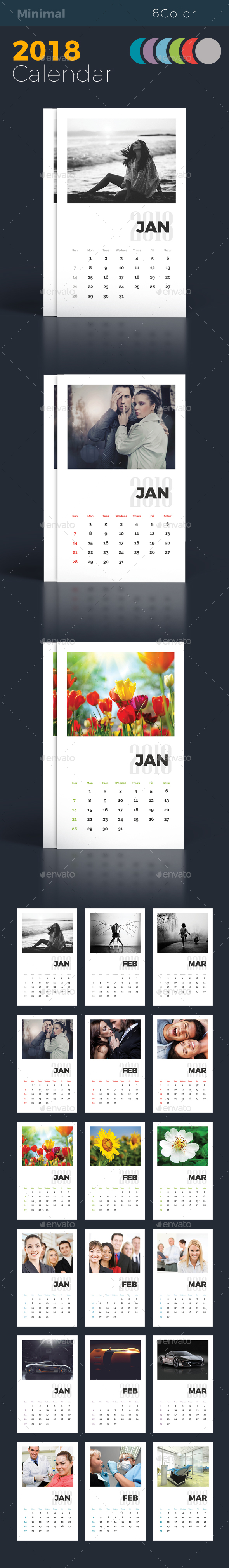 2018 Calendar - Calendars Stationery