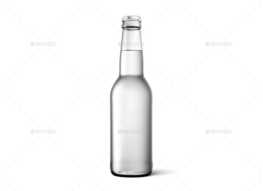 Download Universal Beer Bottle With Water Drops Mockup By Tirapir Graphicriver