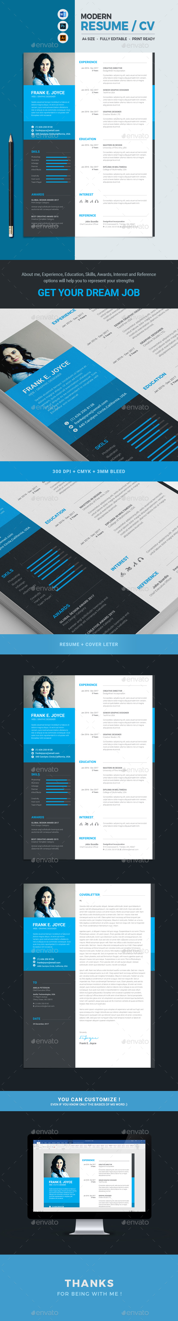 GraphicRiver Resume 20954834 GraphicRiver Resume 20954834