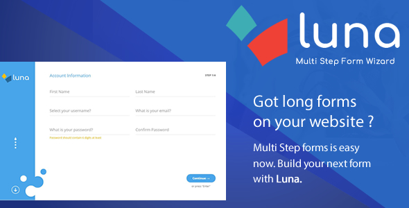 CodeCanyon Luna Multi Step Form E-commerce Questionnaire Reservation Service 20955073 CodeCanyon Luna Multi Step Form E-commerce Questionnaire Reservation Service 20955073