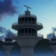 Radar Towers at Night - VideoHive Item for Sale